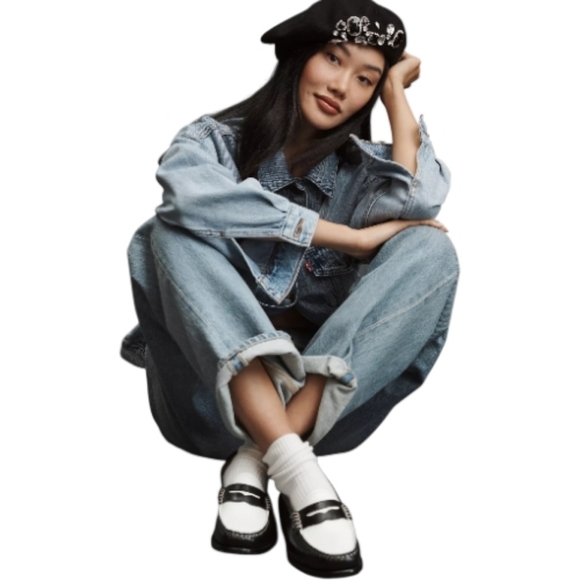 G.H. Bass Black & White Weejuns Whitney Loafers, 10, Classic, Timeless NWOB - Picture 3 of 11